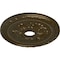 Ekena Millwork Palmetto Ceiling Medallion (Fits Canopies up to 5"), 20 7/8"OD x 3 5/8"ID x 1 5/8"P, Brass CM20PMBRS - alternate 2